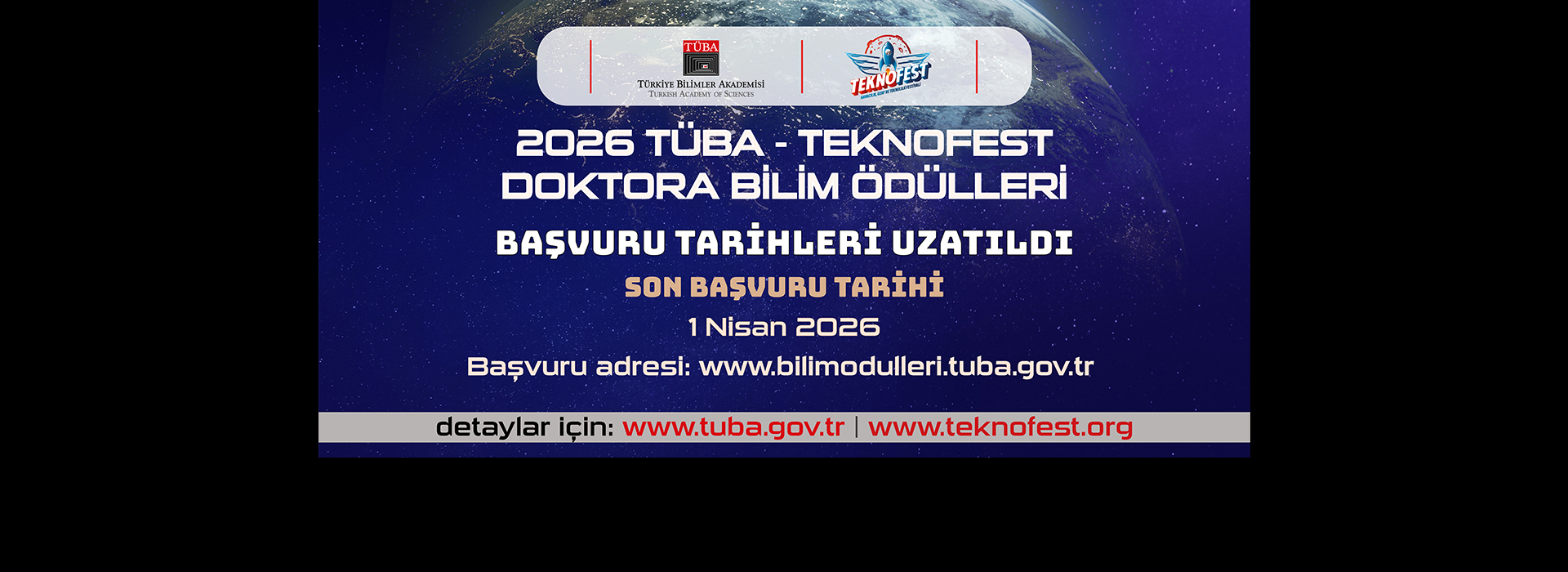 TÜBA-TEKNOFEST Doktora Bilim Ödülleri 2026 Başvuruları Uzatıldı